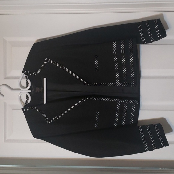 100% silk cropped blazer - Picture 1 of 7